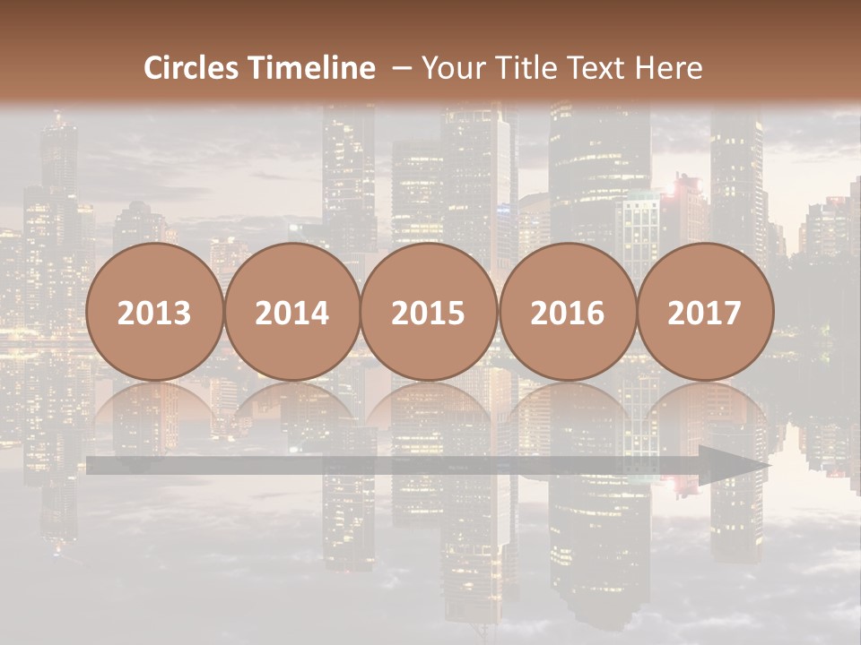 Landscape Black View PowerPoint Template