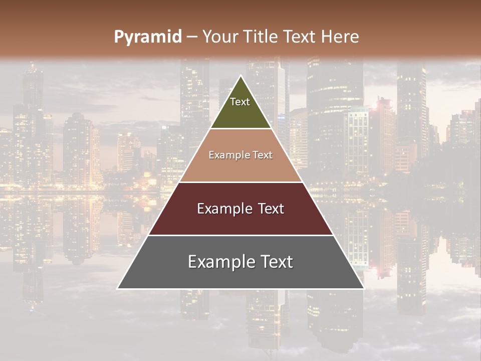 Landscape Black View PowerPoint Template