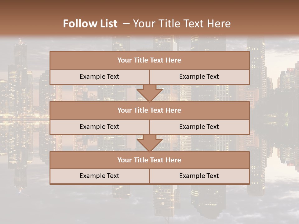 Landscape Black View PowerPoint Template