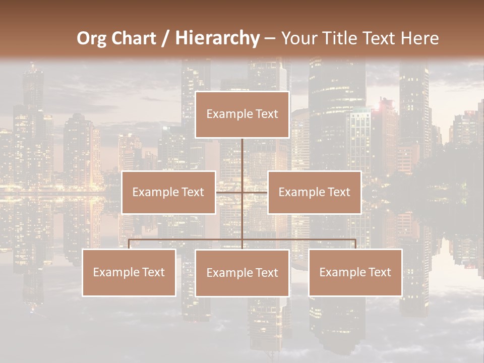 Landscape Black View PowerPoint Template