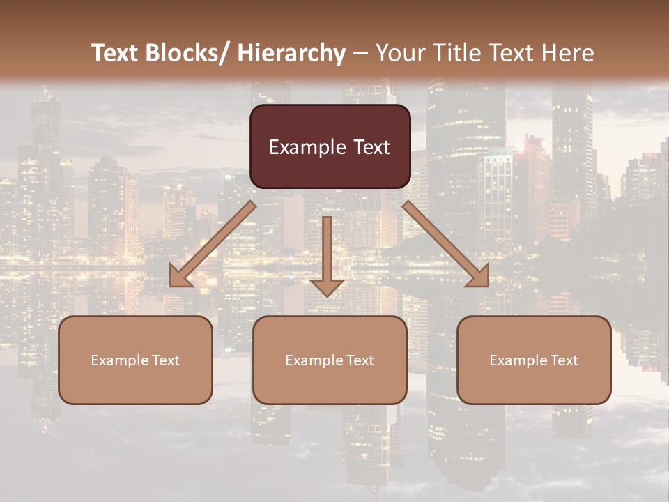 Landscape Black View PowerPoint Template