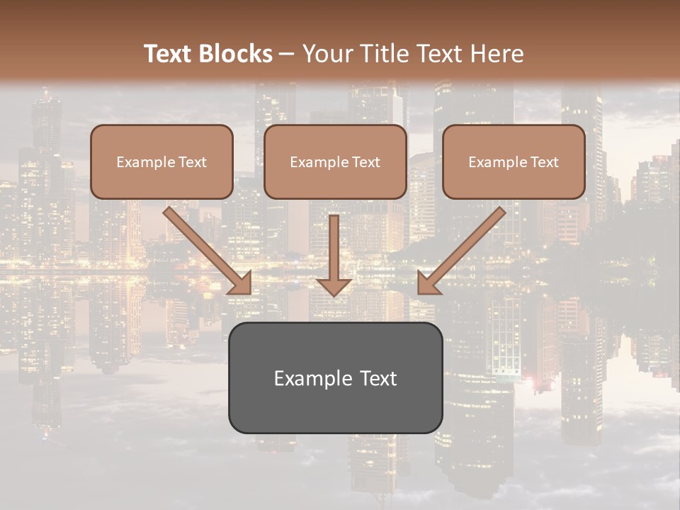 Landscape Black View PowerPoint Template