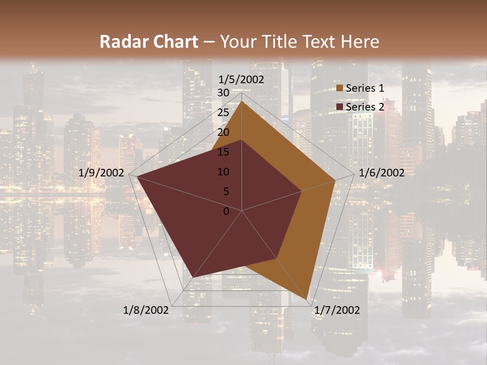 Landscape Black View PowerPoint Template