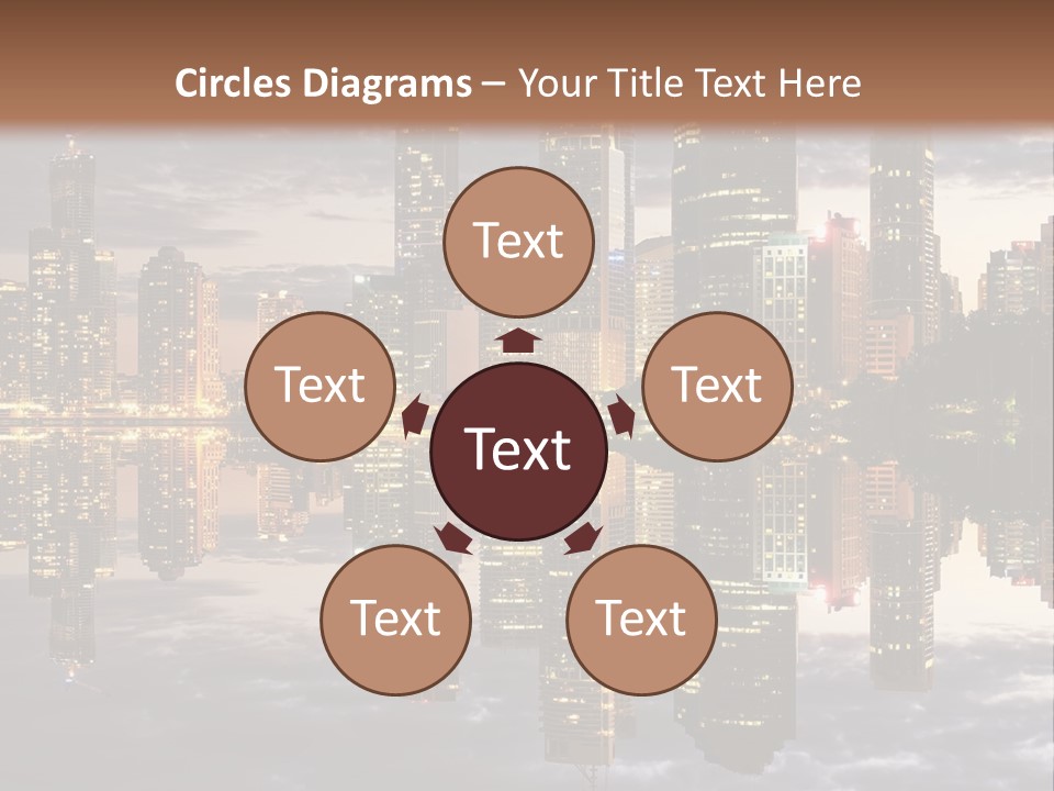 Landscape Black View PowerPoint Template