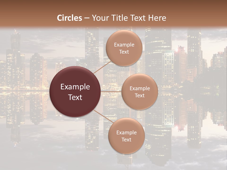 Landscape Black View PowerPoint Template