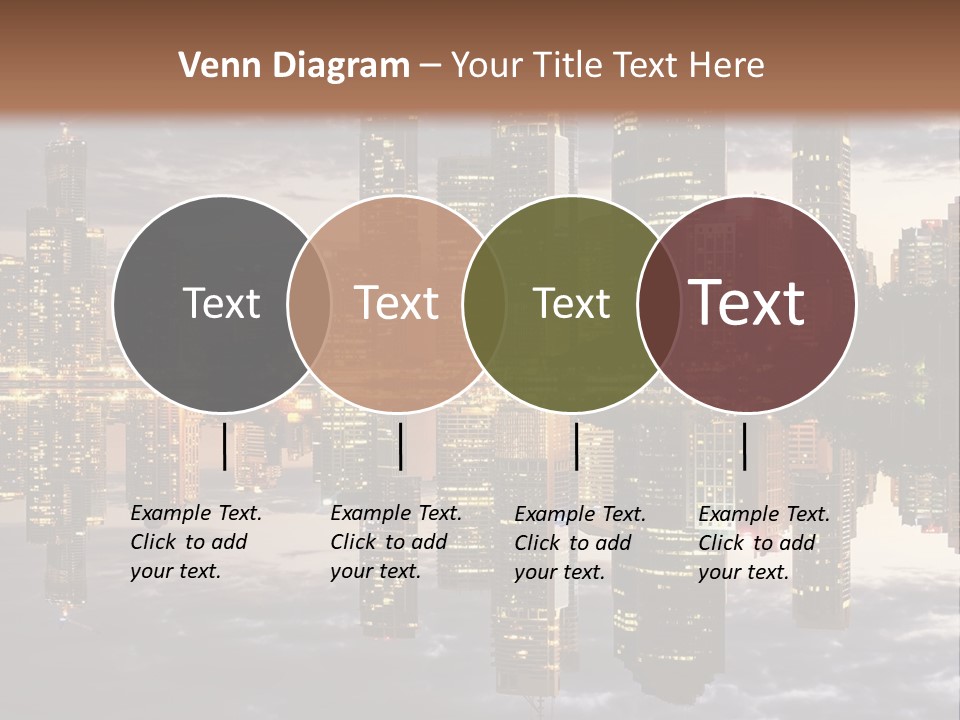 Landscape Black View PowerPoint Template