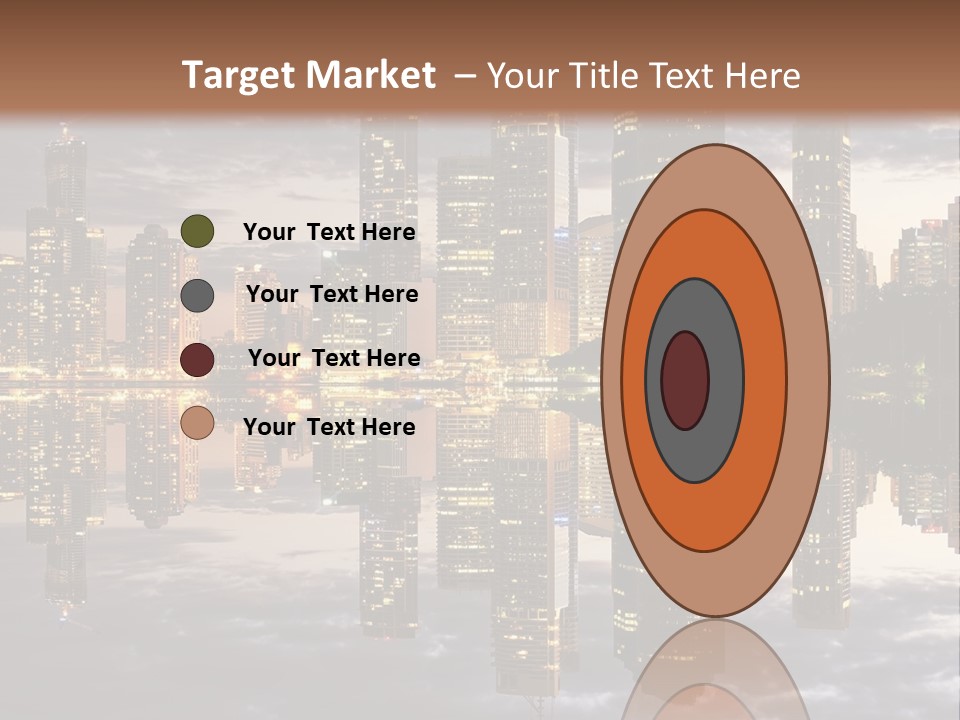 Landscape Black View PowerPoint Template