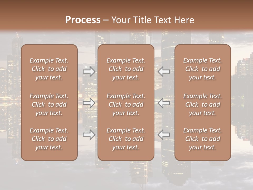 Landscape Black View PowerPoint Template