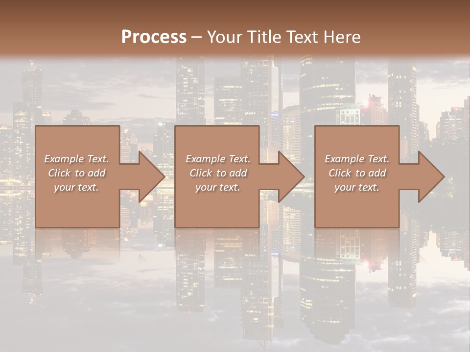 Landscape Black View PowerPoint Template
