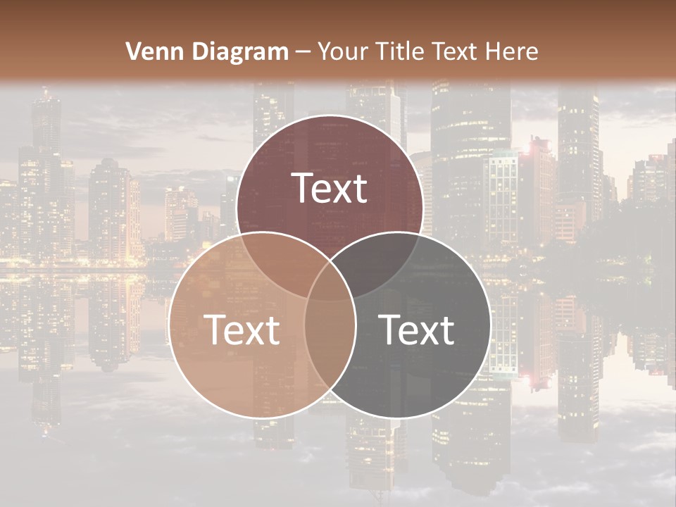 Landscape Black View PowerPoint Template