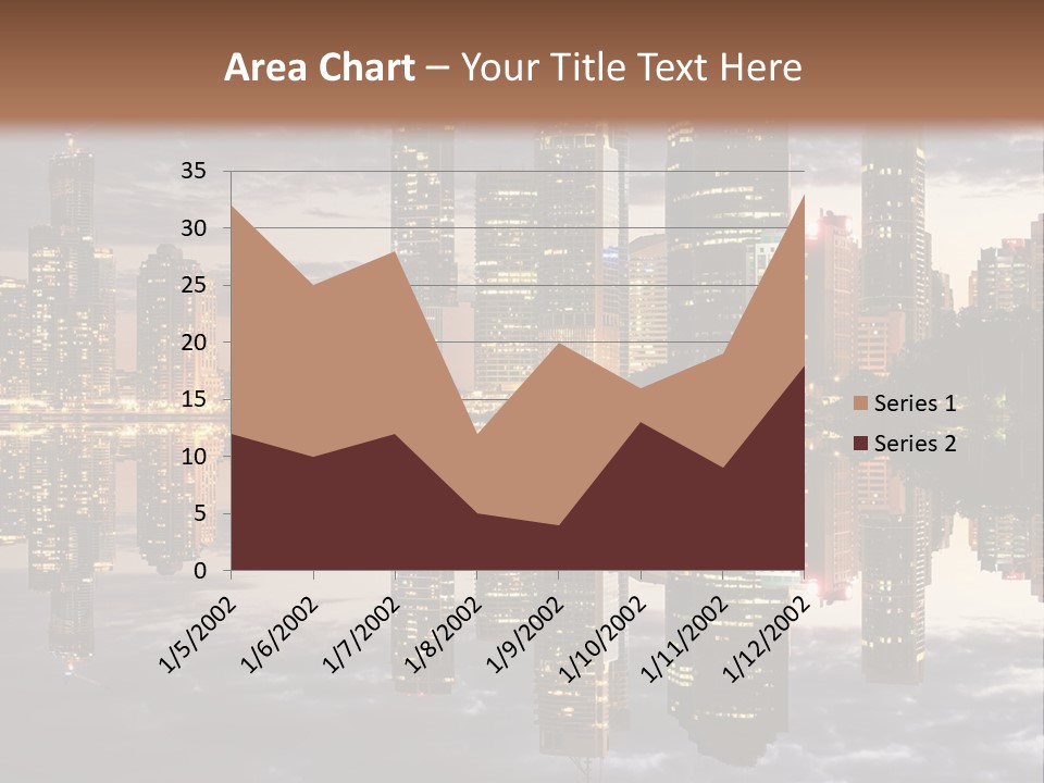 Landscape Black View PowerPoint Template
