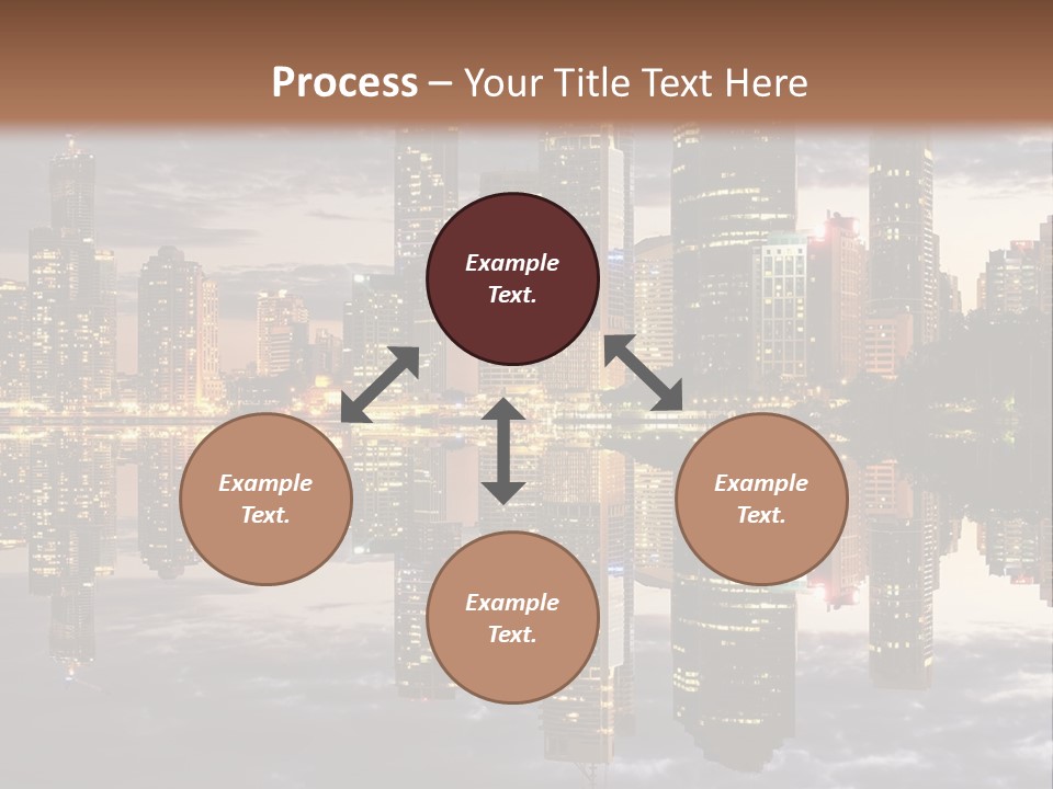 Landscape Black View PowerPoint Template