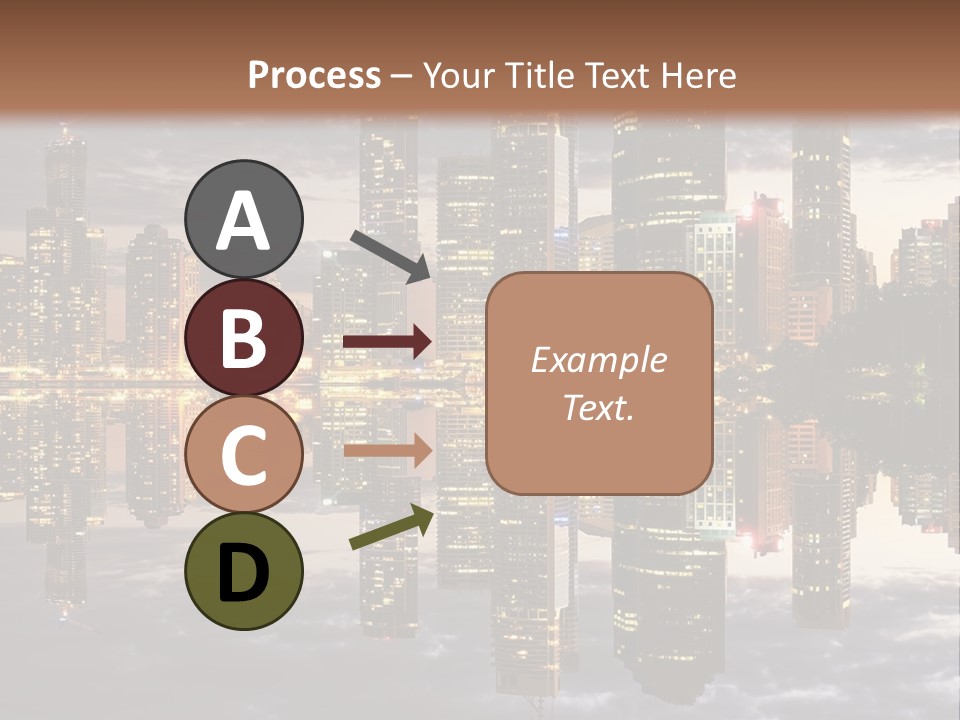 Landscape Black View PowerPoint Template