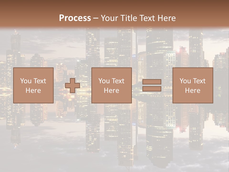 Landscape Black View PowerPoint Template