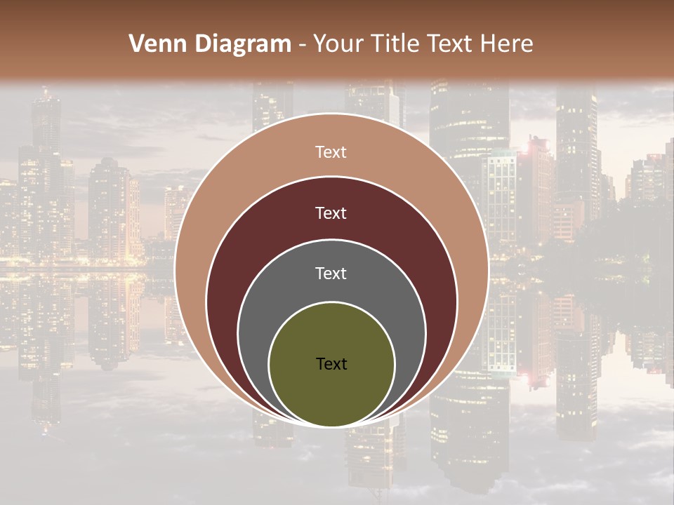 Landscape Black View PowerPoint Template