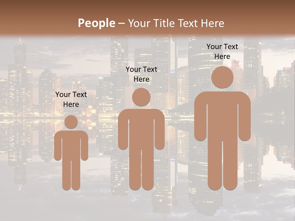 Landscape Black View PowerPoint Template