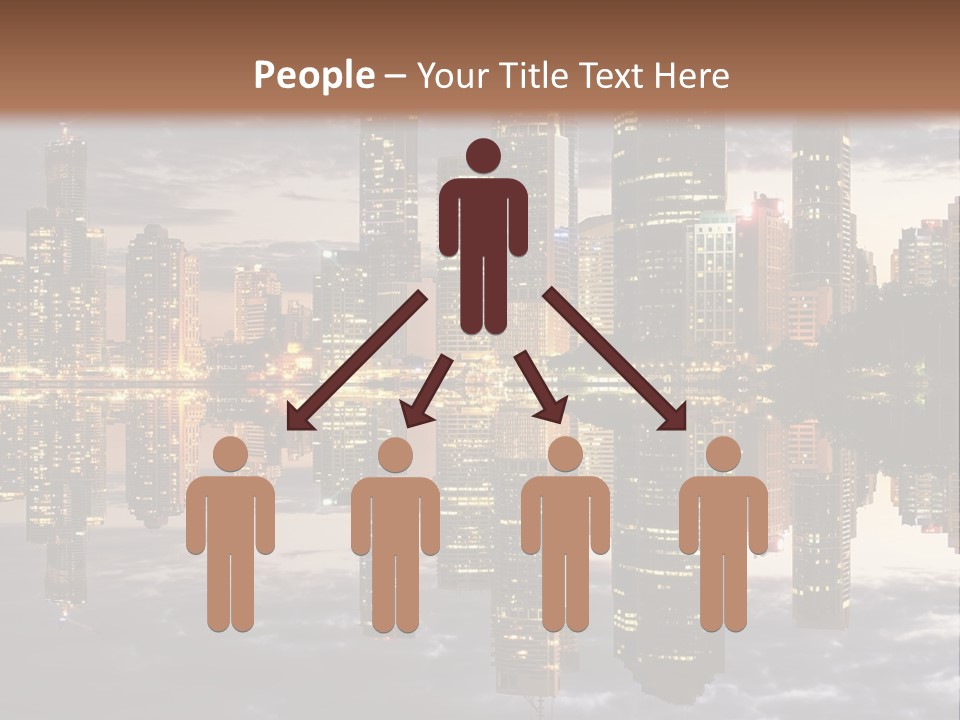 Landscape Black View PowerPoint Template