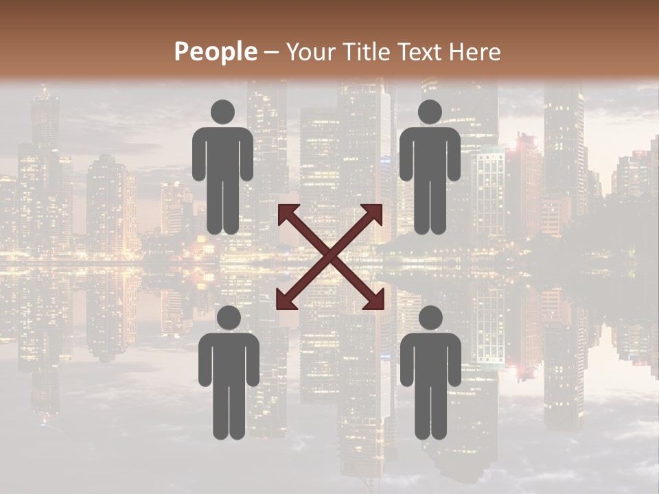 Landscape Black View PowerPoint Template