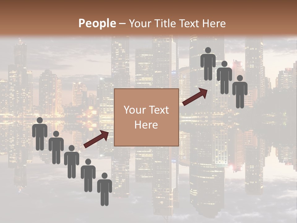 Landscape Black View PowerPoint Template