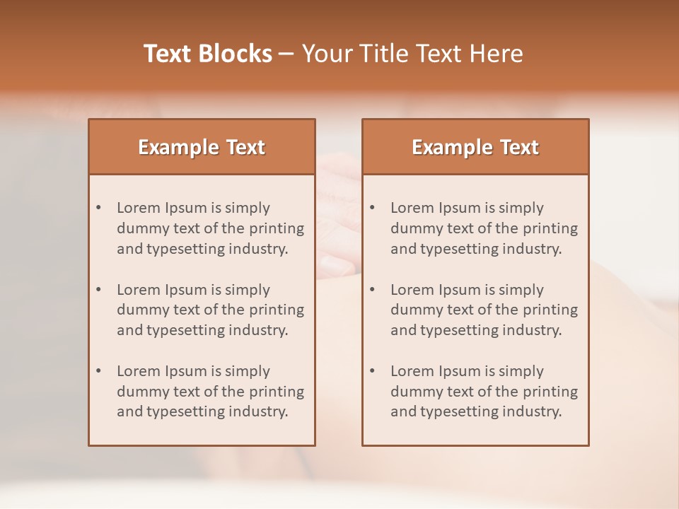 Spinal Conditions Health Practitioner PowerPoint Template