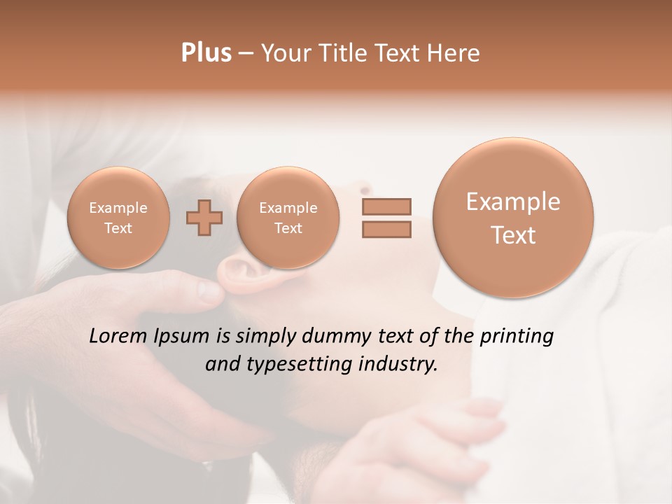 Chiropractor Alignment Mid Adult PowerPoint Template