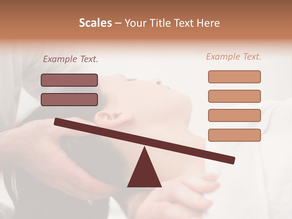 Chiropractor Alignment Mid Adult PowerPoint Template