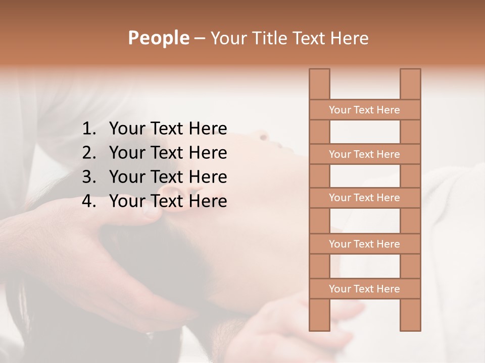 Chiropractor Alignment Mid Adult PowerPoint Template