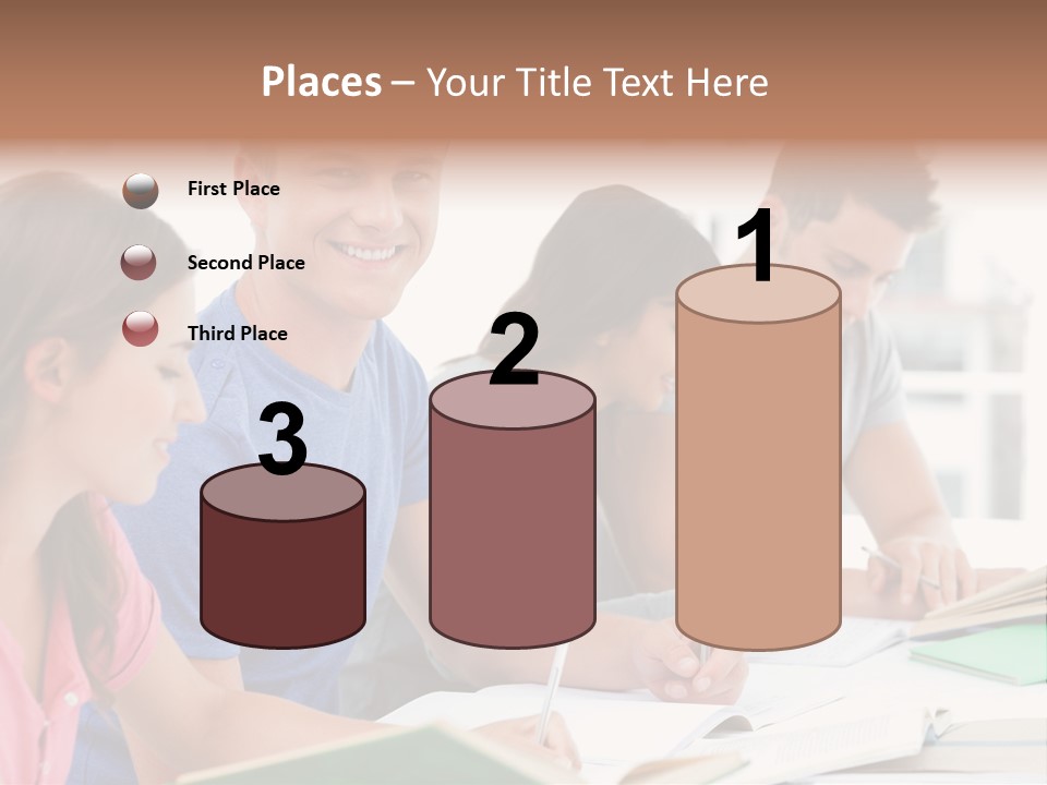 Beautiful Side View Male PowerPoint Template