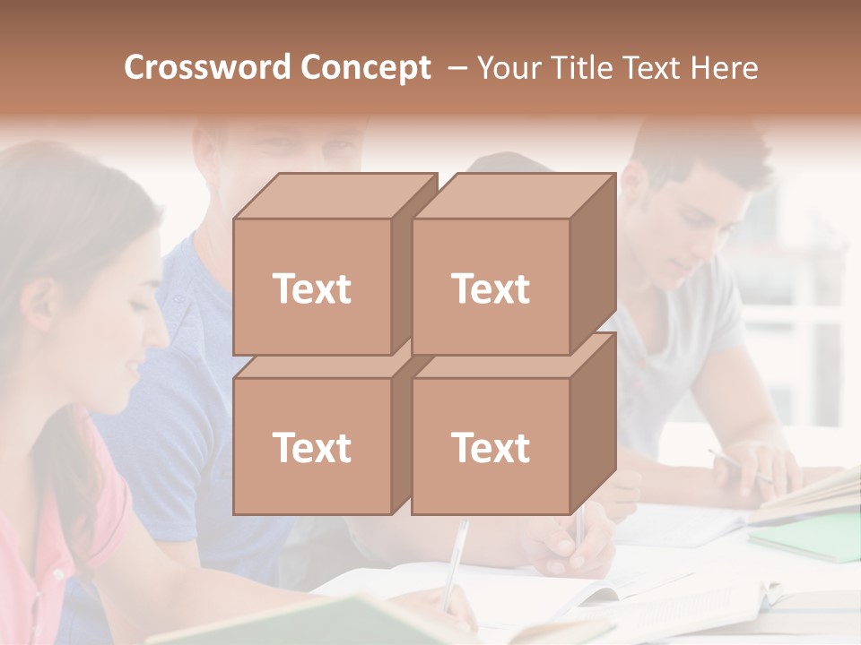 Beautiful Side View Male PowerPoint Template