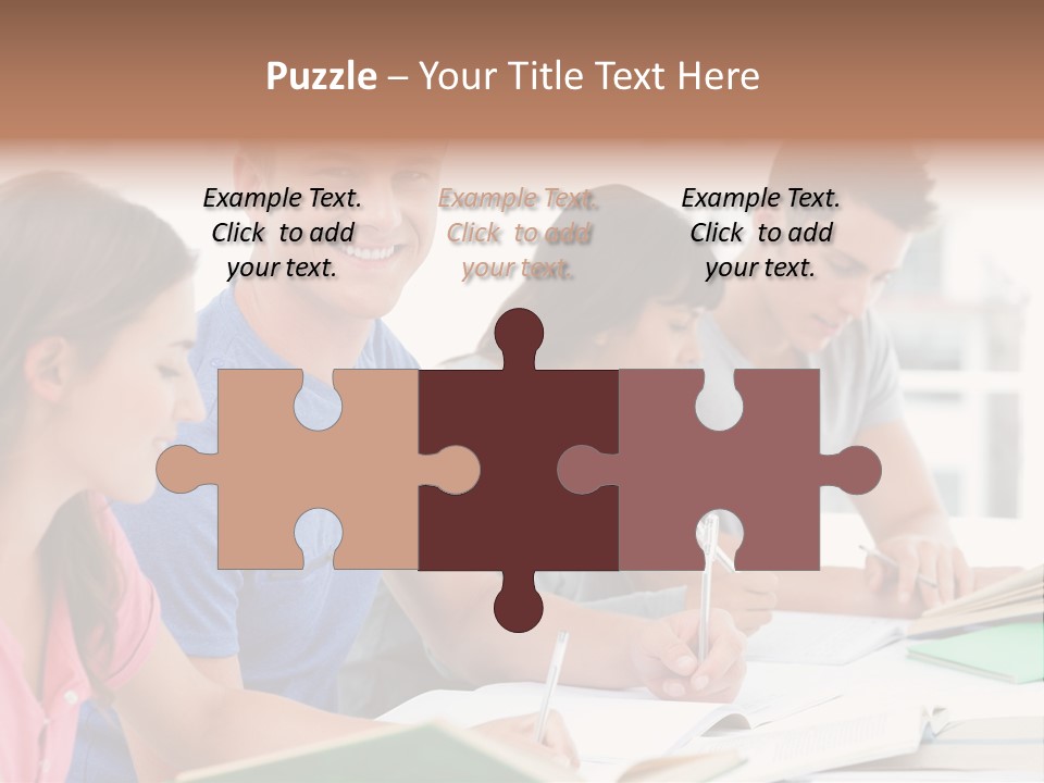 Beautiful Side View Male PowerPoint Template