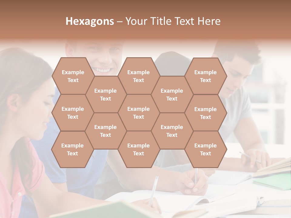 Beautiful Side View Male PowerPoint Template