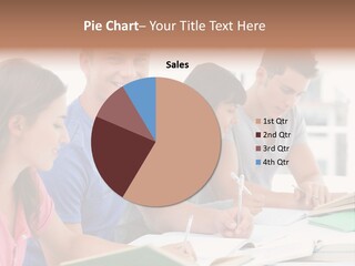 Beautiful Side View Male PowerPoint Template