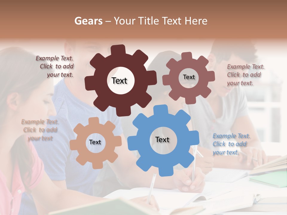 Beautiful Side View Male PowerPoint Template