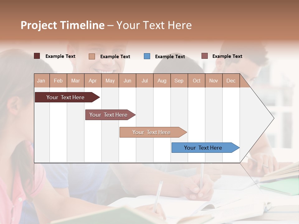 Beautiful Side View Male PowerPoint Template
