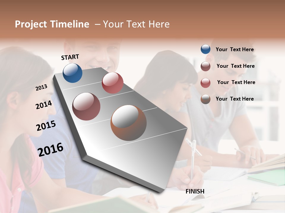 Beautiful Side View Male PowerPoint Template