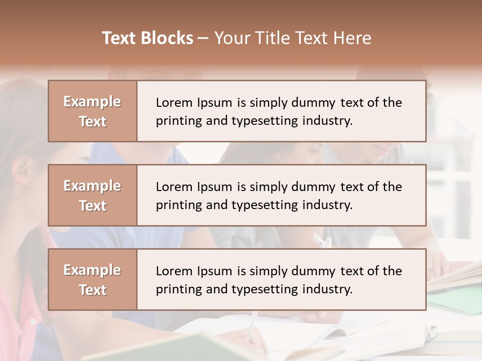 Beautiful Side View Male PowerPoint Template