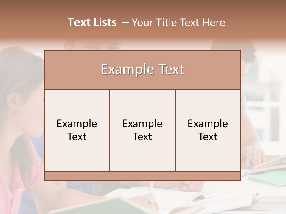Beautiful Side View Male PowerPoint Template