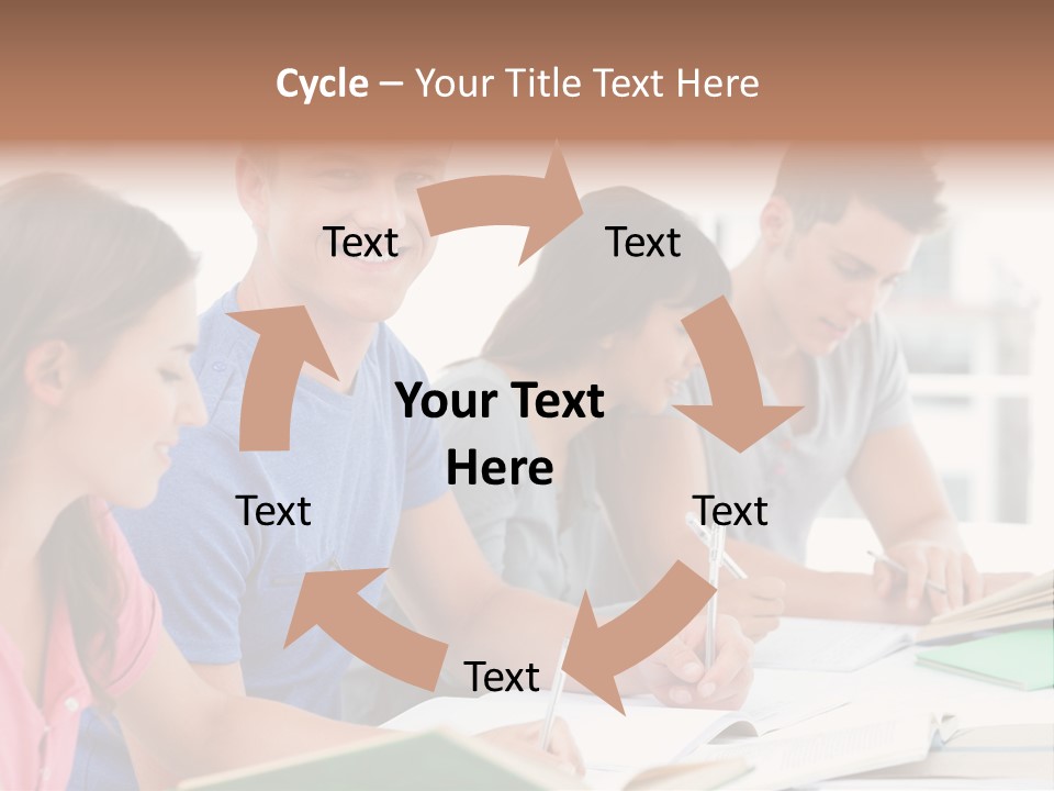 Beautiful Side View Male PowerPoint Template
