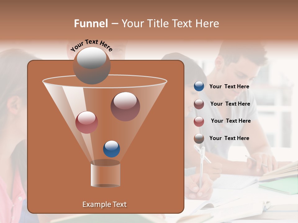 Beautiful Side View Male PowerPoint Template