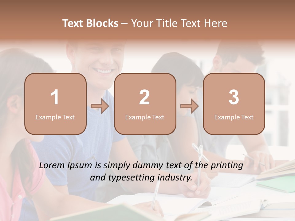 Beautiful Side View Male PowerPoint Template