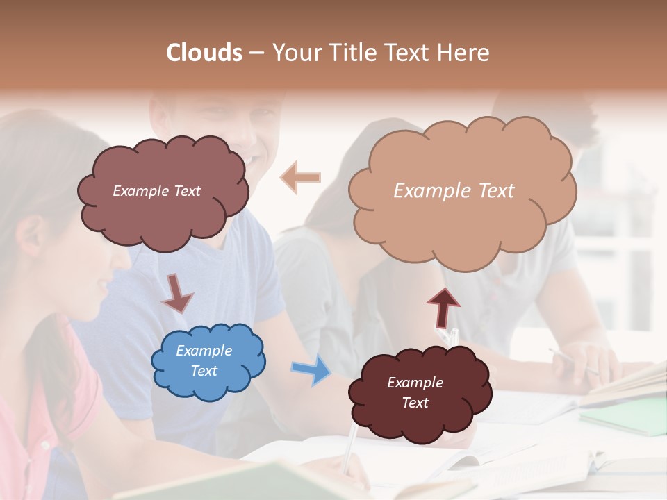 Beautiful Side View Male PowerPoint Template