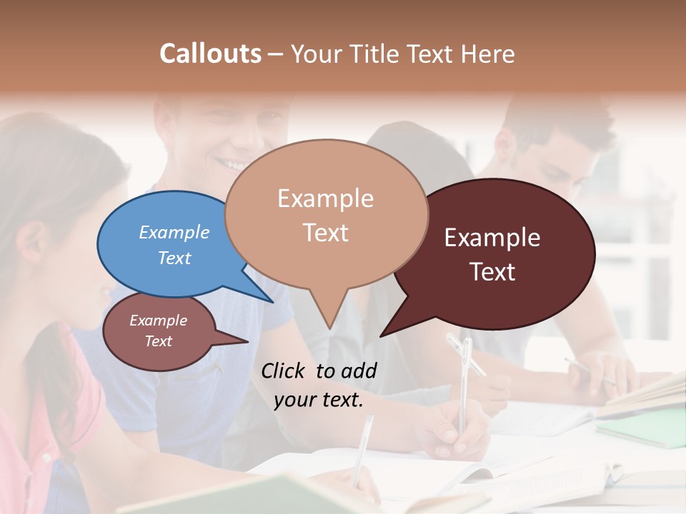 Beautiful Side View Male PowerPoint Template