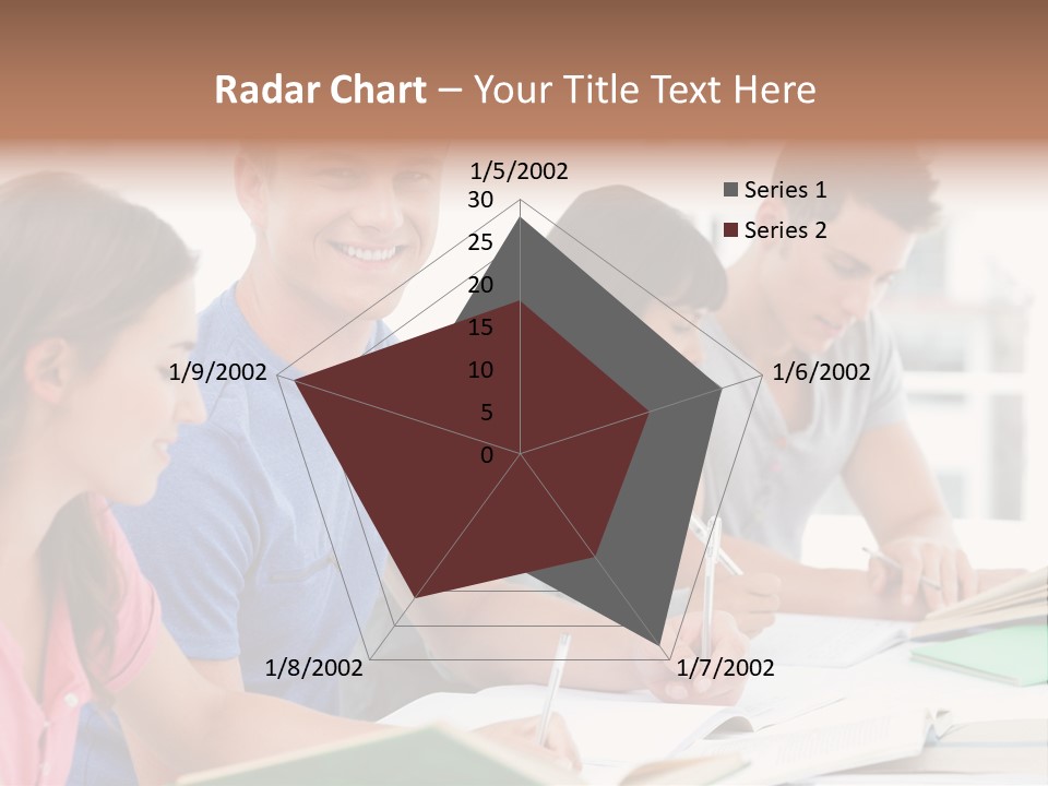 Beautiful Side View Male PowerPoint Template