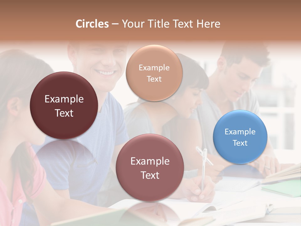 Beautiful Side View Male PowerPoint Template