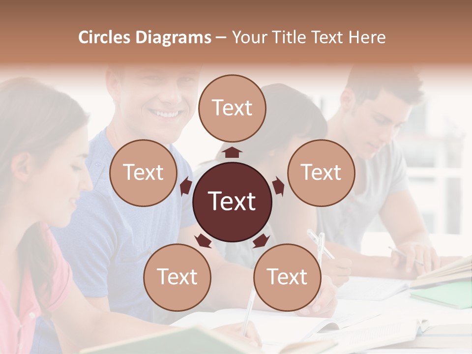 Beautiful Side View Male PowerPoint Template