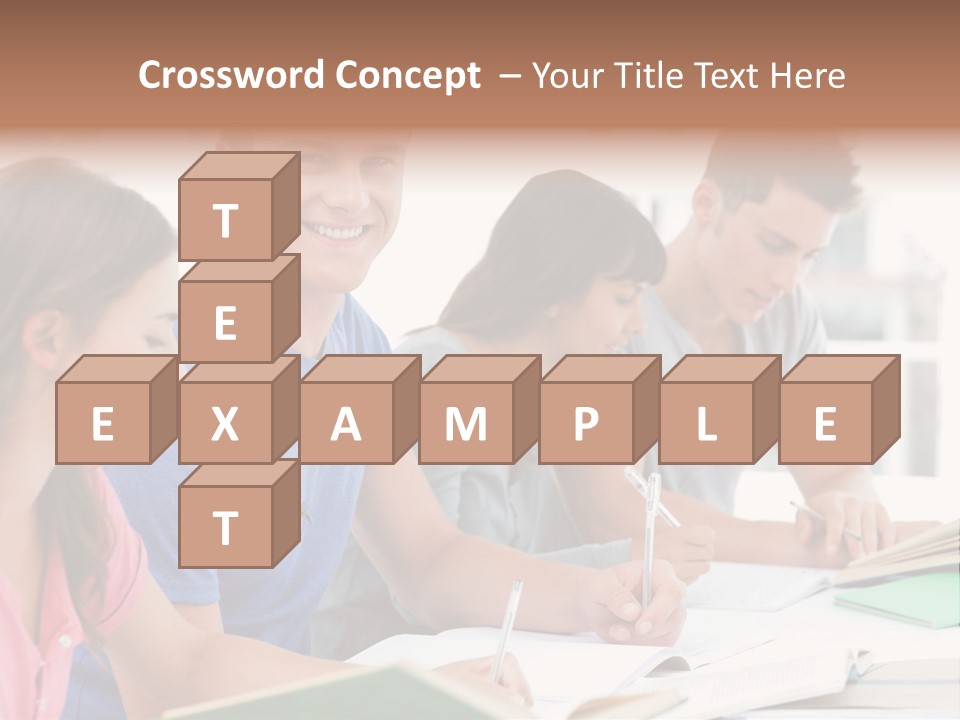 Beautiful Side View Male PowerPoint Template