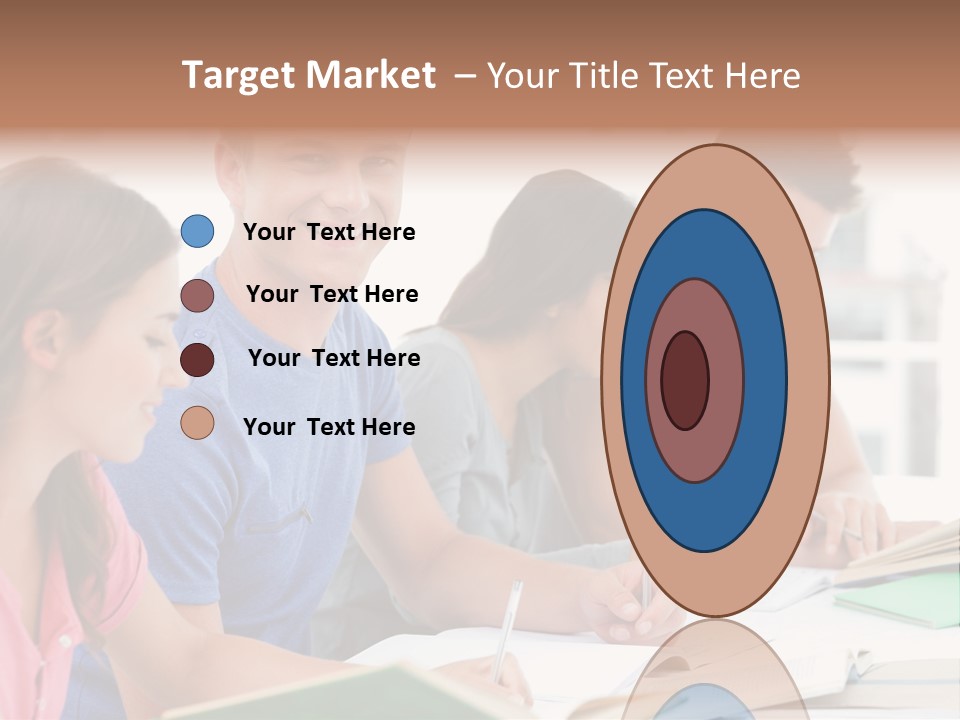 Beautiful Side View Male PowerPoint Template