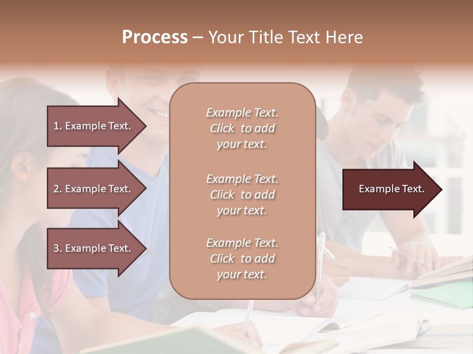 Beautiful Side View Male PowerPoint Template