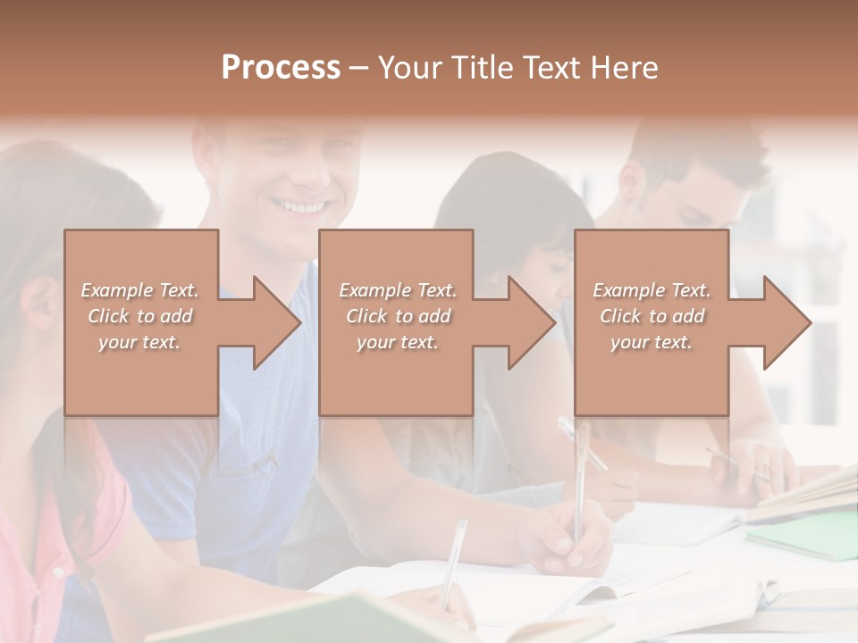 Beautiful Side View Male PowerPoint Template