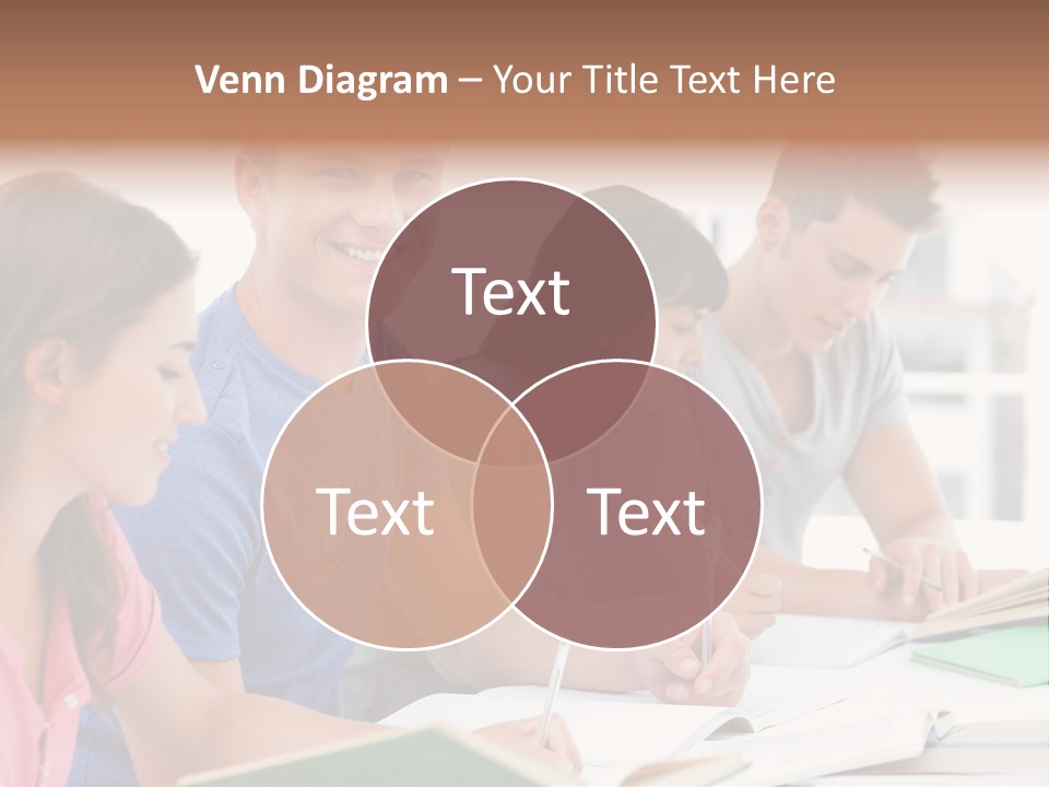 Beautiful Side View Male PowerPoint Template